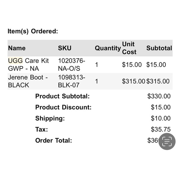 UGG JERENE BOOTS - size 7 - Picture 5 of 5